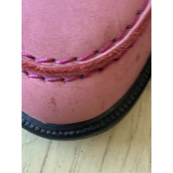 Sies Marjan Pink Suede Penny Loafer Mule Flats Slip On Designer Luxury Women 9 - Picture 16 of 16